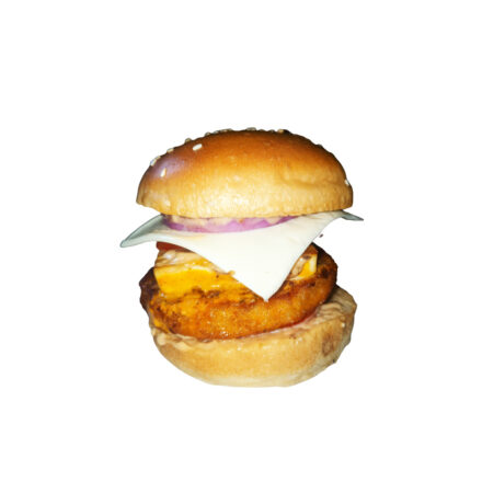 Veg Cheese Tandoori Paneer  Burger